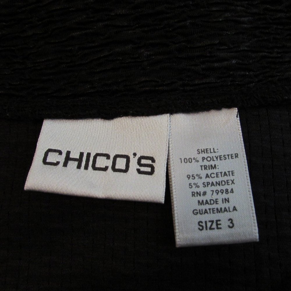 Chico's Blazer Ruffle Front - Picture 6 of 16